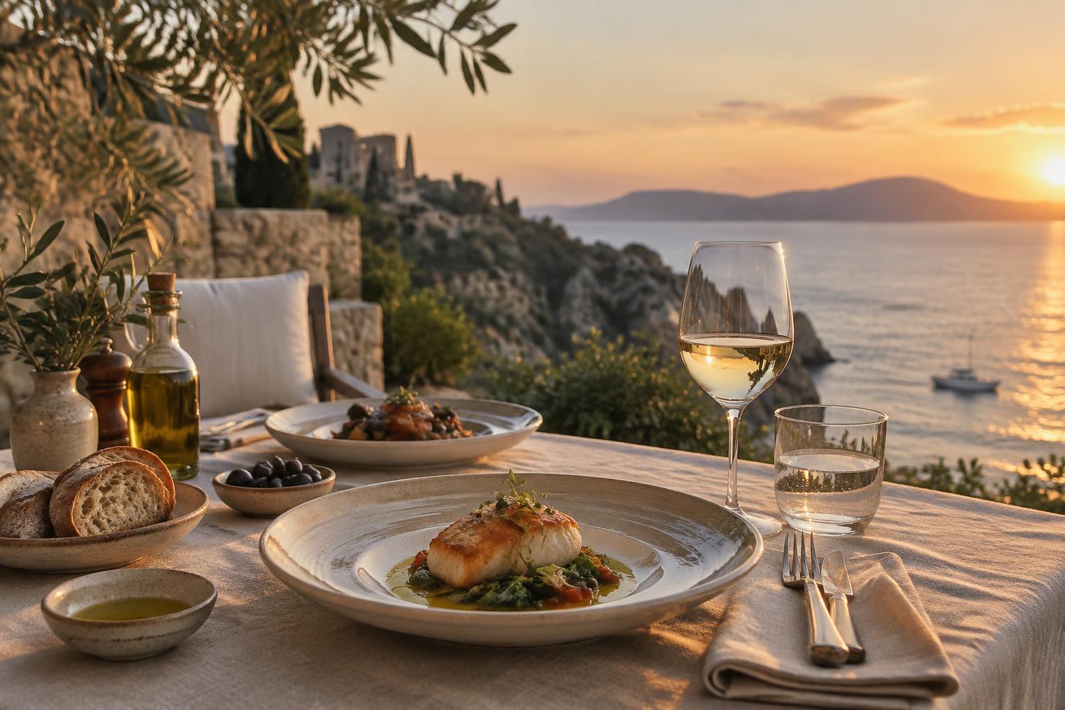 Experiência gastronômica mediterrânea